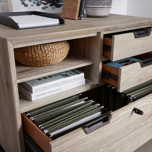 Harper Point Khaki File Cabinet